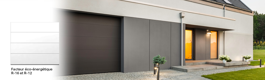 Porte de garage Grain de bois